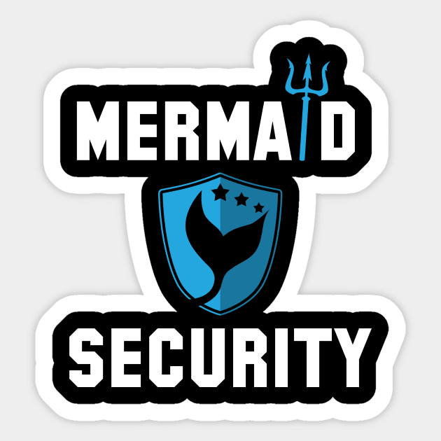 Mermaid Security Sticker by phughes1980